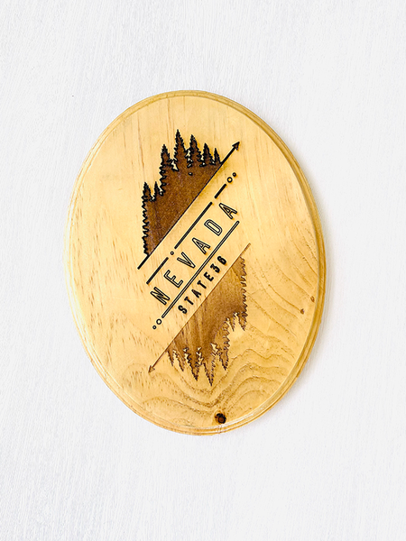 Nevada Reflection Wood Decoration