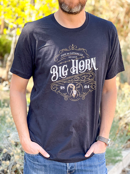 Tri-blend Tee - Whiskey Bighorn