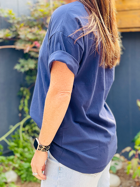 Women's Oversized Basic Tee - Reno