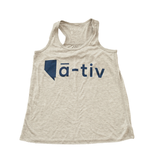 Youth Flowy Racerback Tank - Native